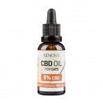 Eine Flasche Renova - CBD-Öl 5% für Katzen (30ml) für Katzen.