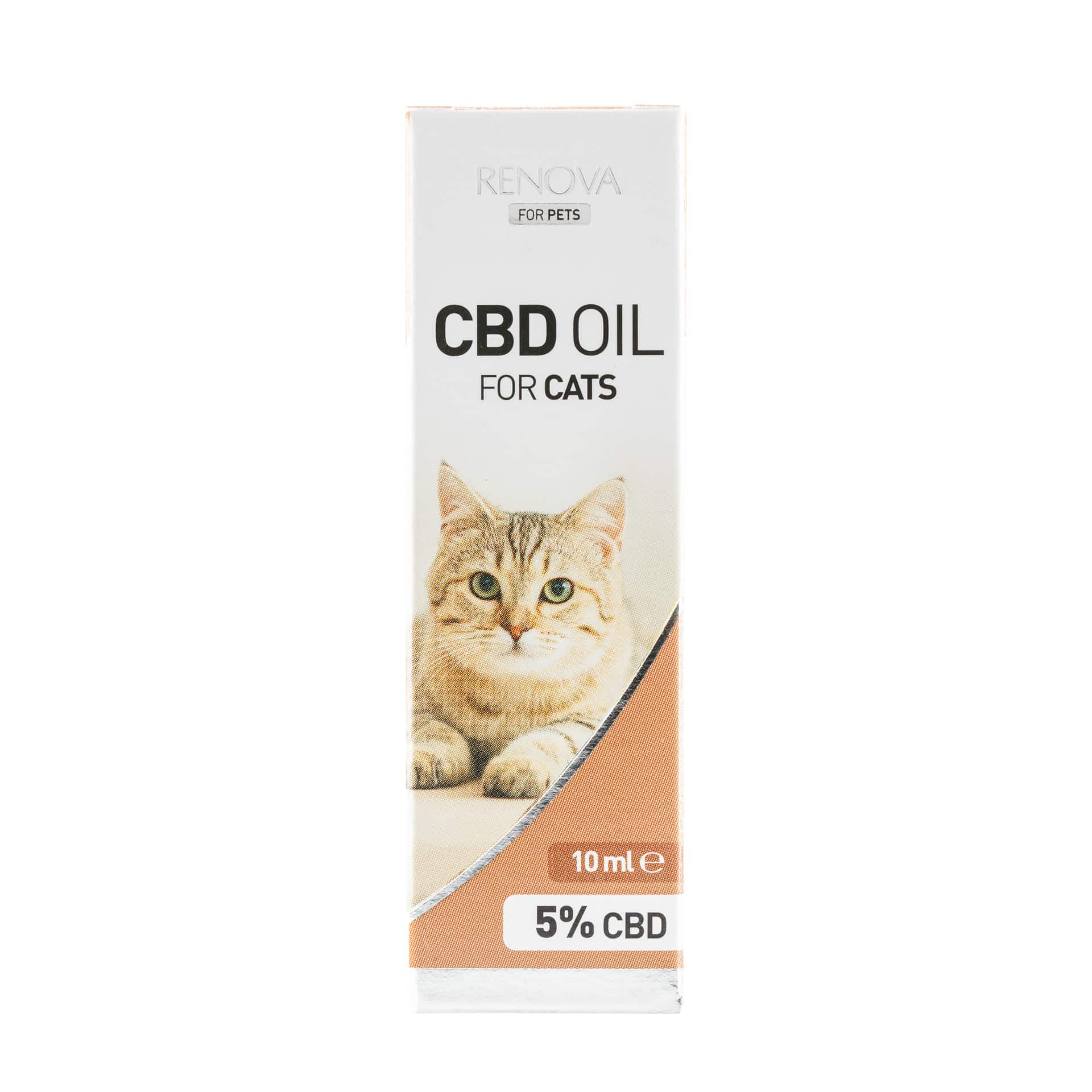 Eine Dose Renova - CBD-Öl 5% für Katzen (10ml) für Katzen.