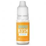 eine Flasche Mango Kush E-Liquid.