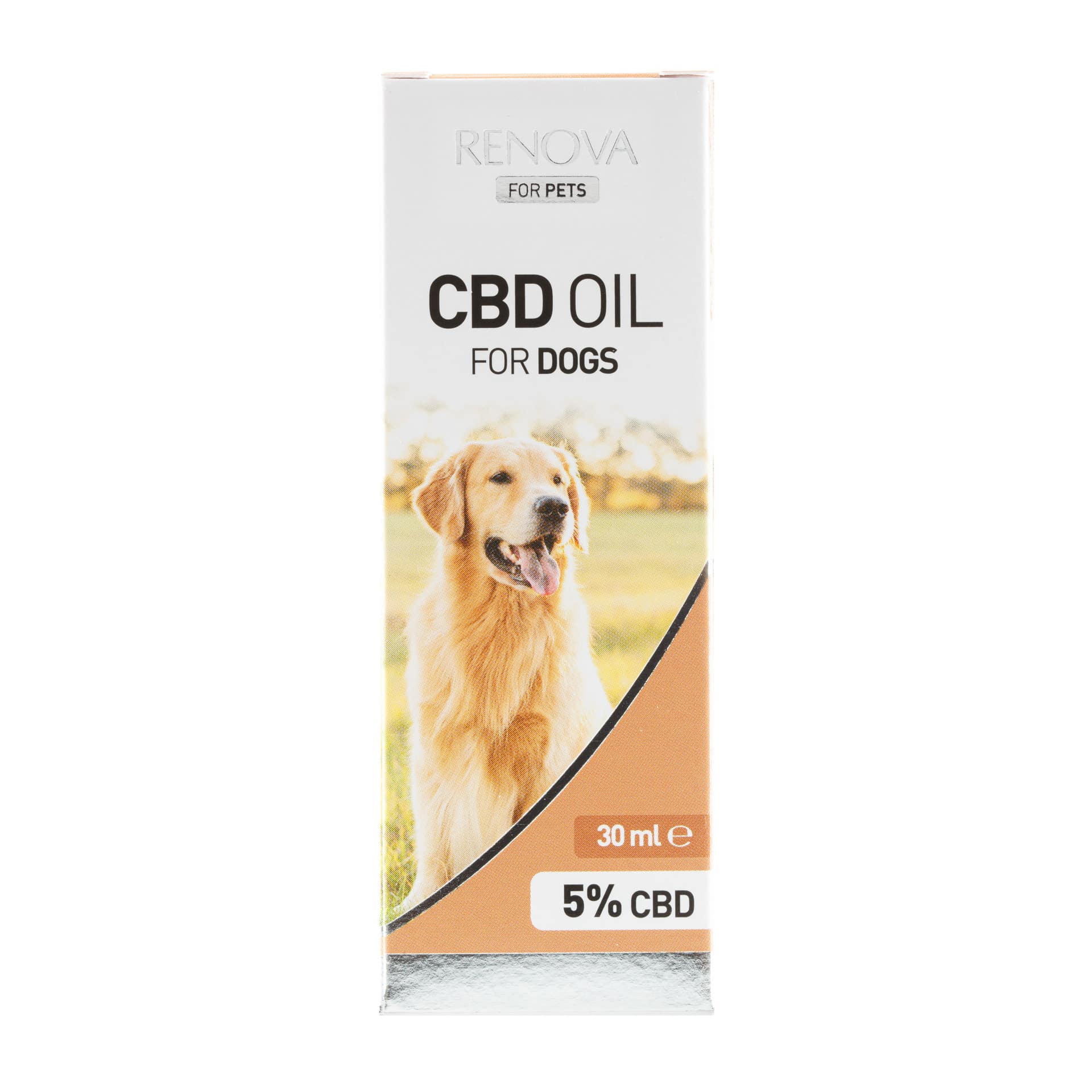 Eine Dose Renova - CBD-Öl 2,5% für Hunde (30ml) für Hunde.