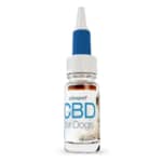 Eine Flasche CBD-Pastillen für Katzen (1,3 mg) für Katzen auf weißem Hintergrund.