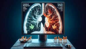 Ein Bild der Lunge auf einem Computerbildschirm.