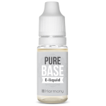 eine Flasche E-Liquid mit der Aufschrift Pure Base E-Liquid.