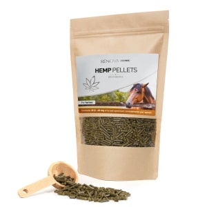 Hanfpellets mit CBD für Pferde und Ponys